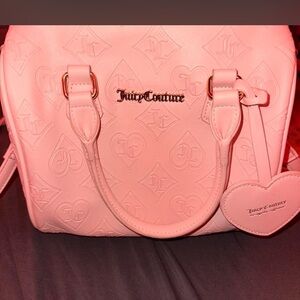 Juicy Couture Pink Heart Satchel